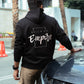 BUILD AN EMPIRE - MENS OVERSIZED DROP HOODIE - BLACK