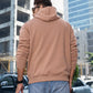 THE PAST - MENS OVERSIZED DROP HOODIE - CREAM BEIGE