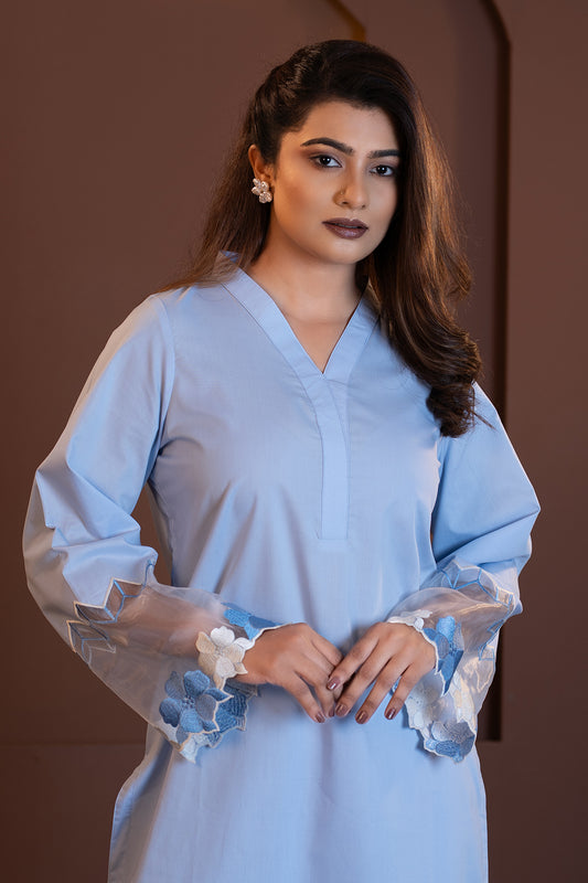 Neelam - Petal Grace Kurta Set