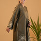 Husan-e-Zaitoon : Olive Embroidered Kurta Set