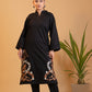 Shabnam - Black Embroidered Kurta Set
