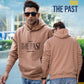 THE PAST - MENS OVERSIZED DROP HOODIE - CREAM BEIGE